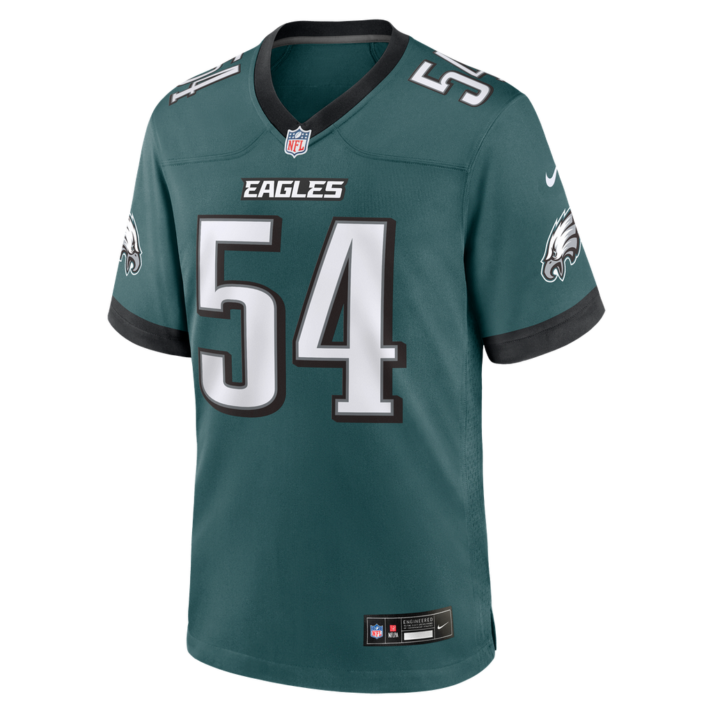 Men's Philadelphia Eagles Jeremiah Trotter Jr. Midnight Green Team