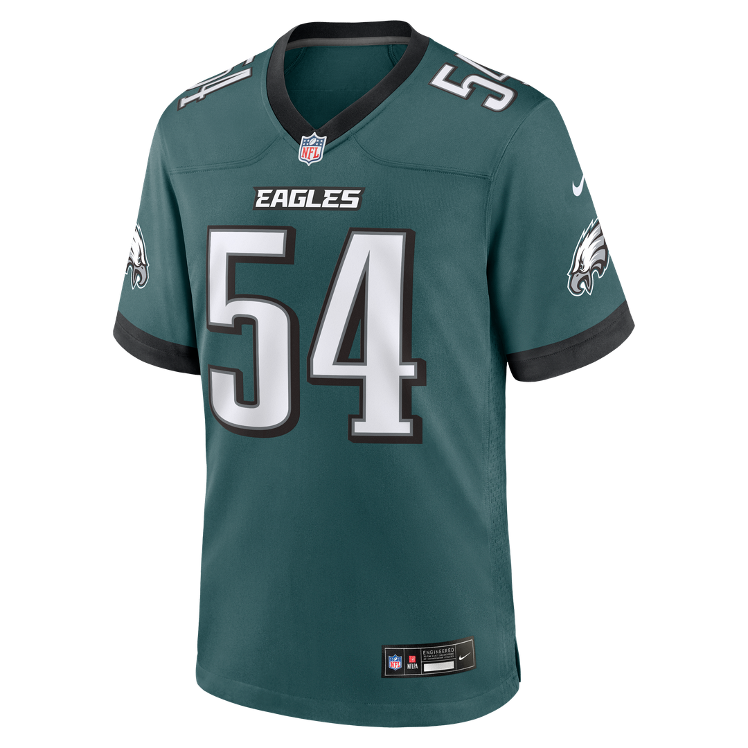 Men's Philadelphia Eagles Jeremiah Trotter Jr. Midnight Green Team
