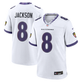 Men's Baltimore Ravens Lamar Jackson White