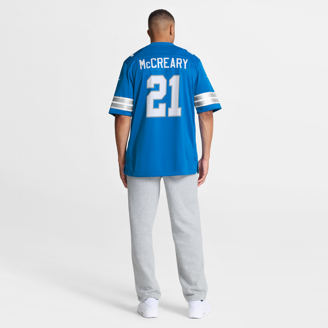 Men's Detroit Lions Roger McCreary Blue Team