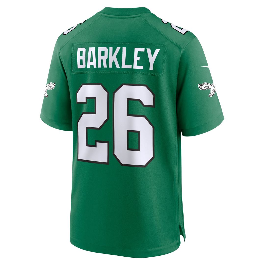 Men's Philadelphia Eagles Saquon Barkley Black Alternate