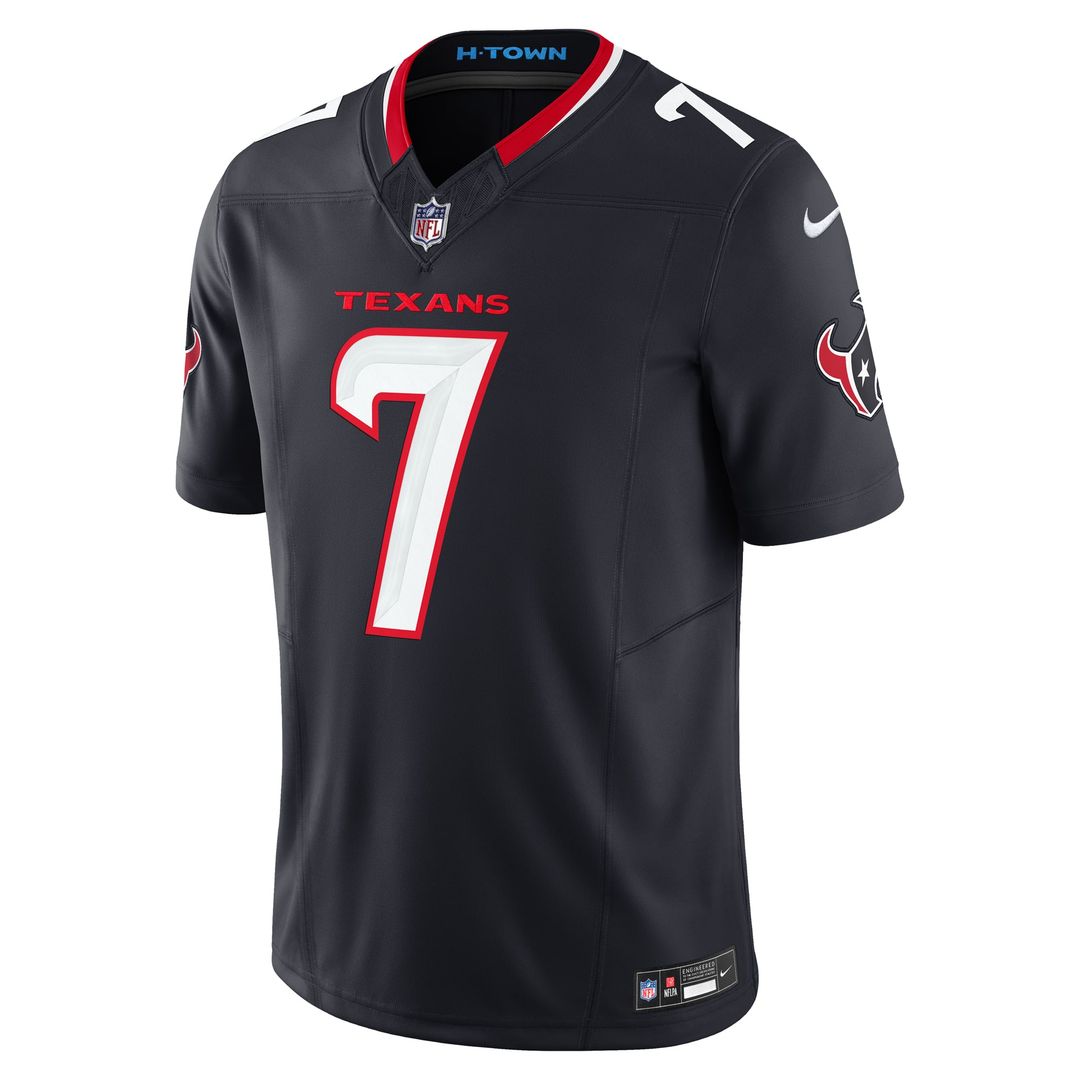 Men's Houston Texans C.J. Stroud Navy Vapor F.U.S.E.
