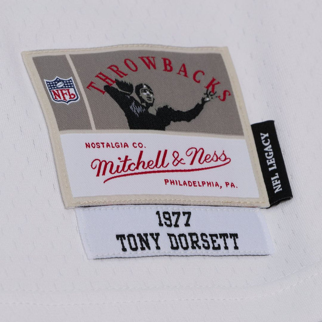 Men's Dallas Cowboys Tony Dorsett White Retired Legacy Replica Player Jersey