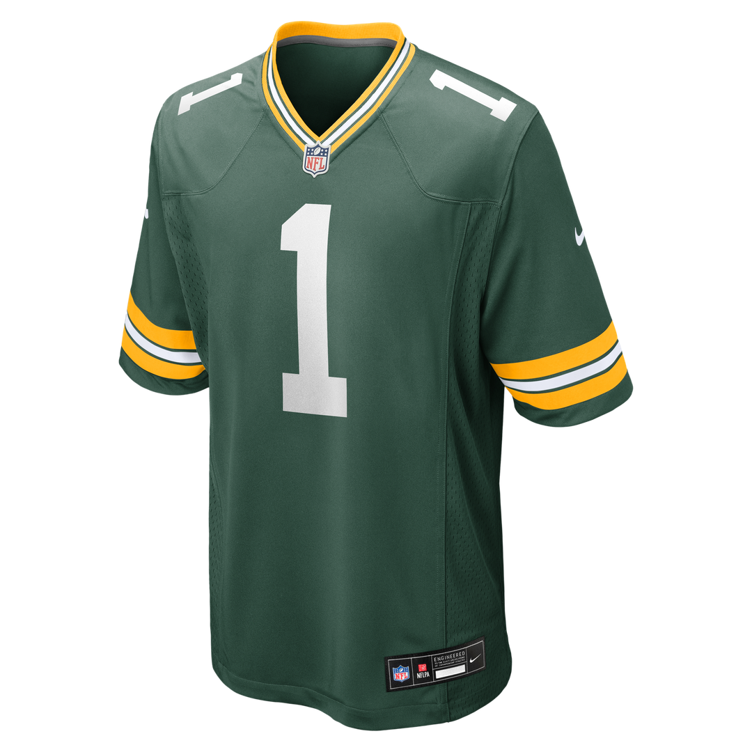Men's Green Bay Packers Number 1 Dad Green Jersey