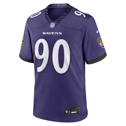 Men's Baltimore Ravens Aeneas Peebles Purple Team