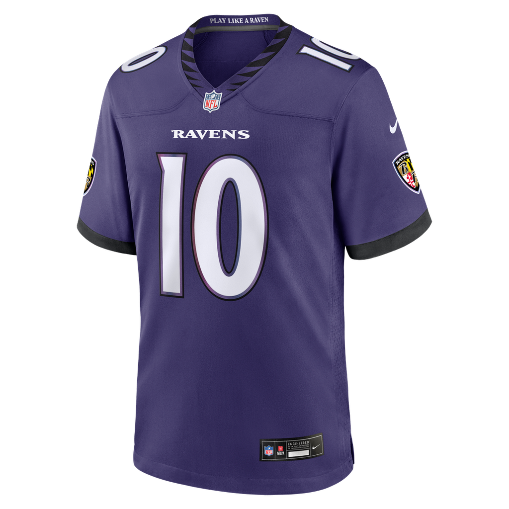 Men's Baltimore Ravens LaJohntay Wester Purple Team