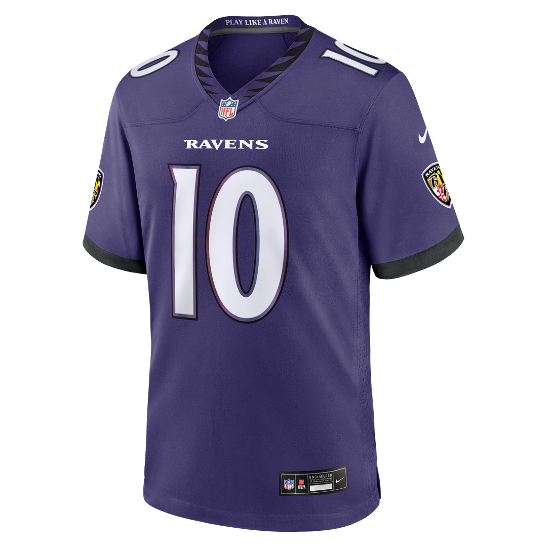 Men's Baltimore Ravens LaJohntay Wester Purple Team