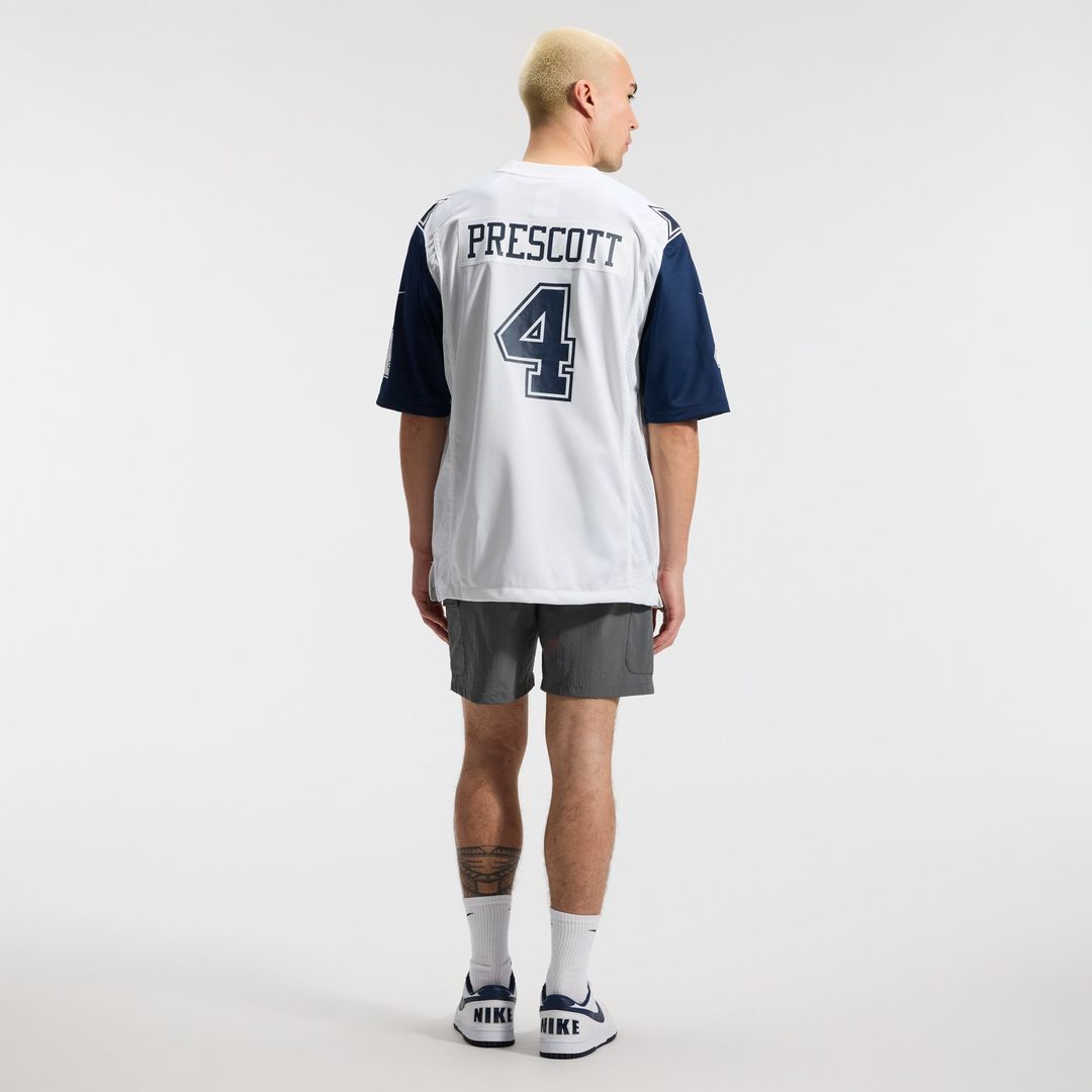 Men's Dallas Cowboys Dak Prescott Navy Alternate Game Team Jersey