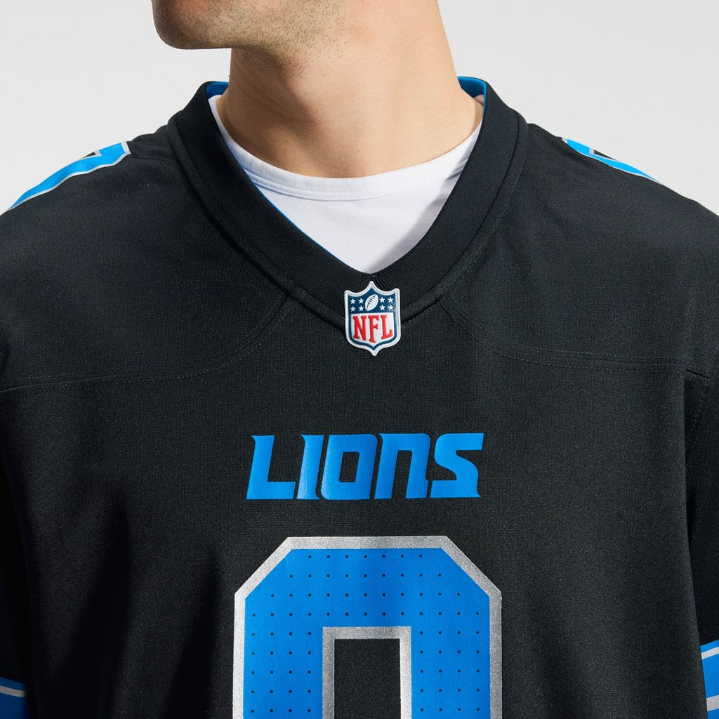 Men's Detroit Lions Jahmyr Gibbs Blue Game Player Jersey