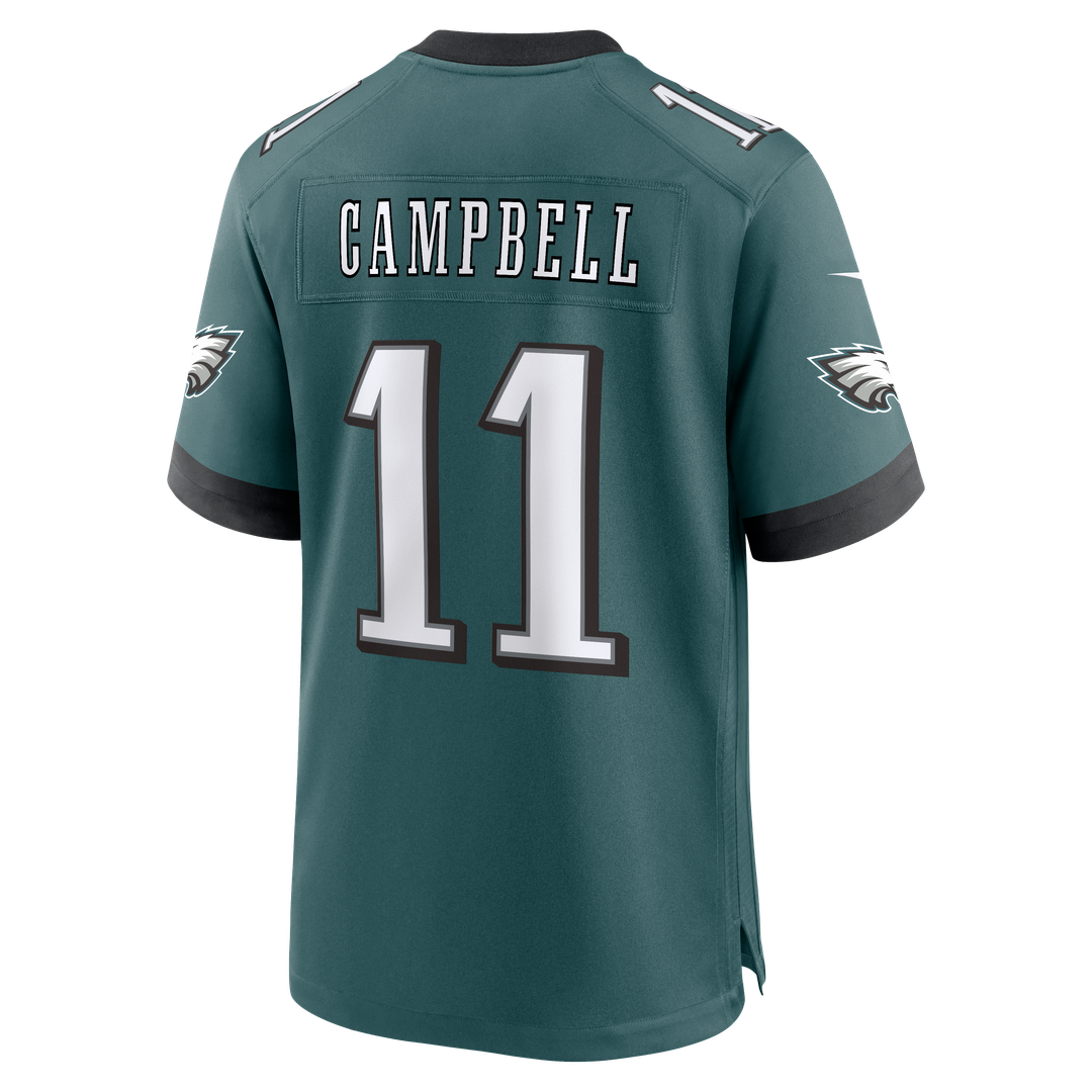 Men's Philadelphia Eagles Jihaad Campbell Midnight Green Team