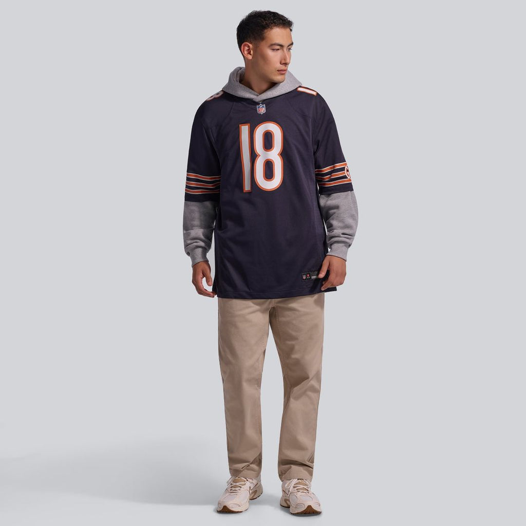 Men's Chicago Bears Caleb Williams White First Round Pick Player