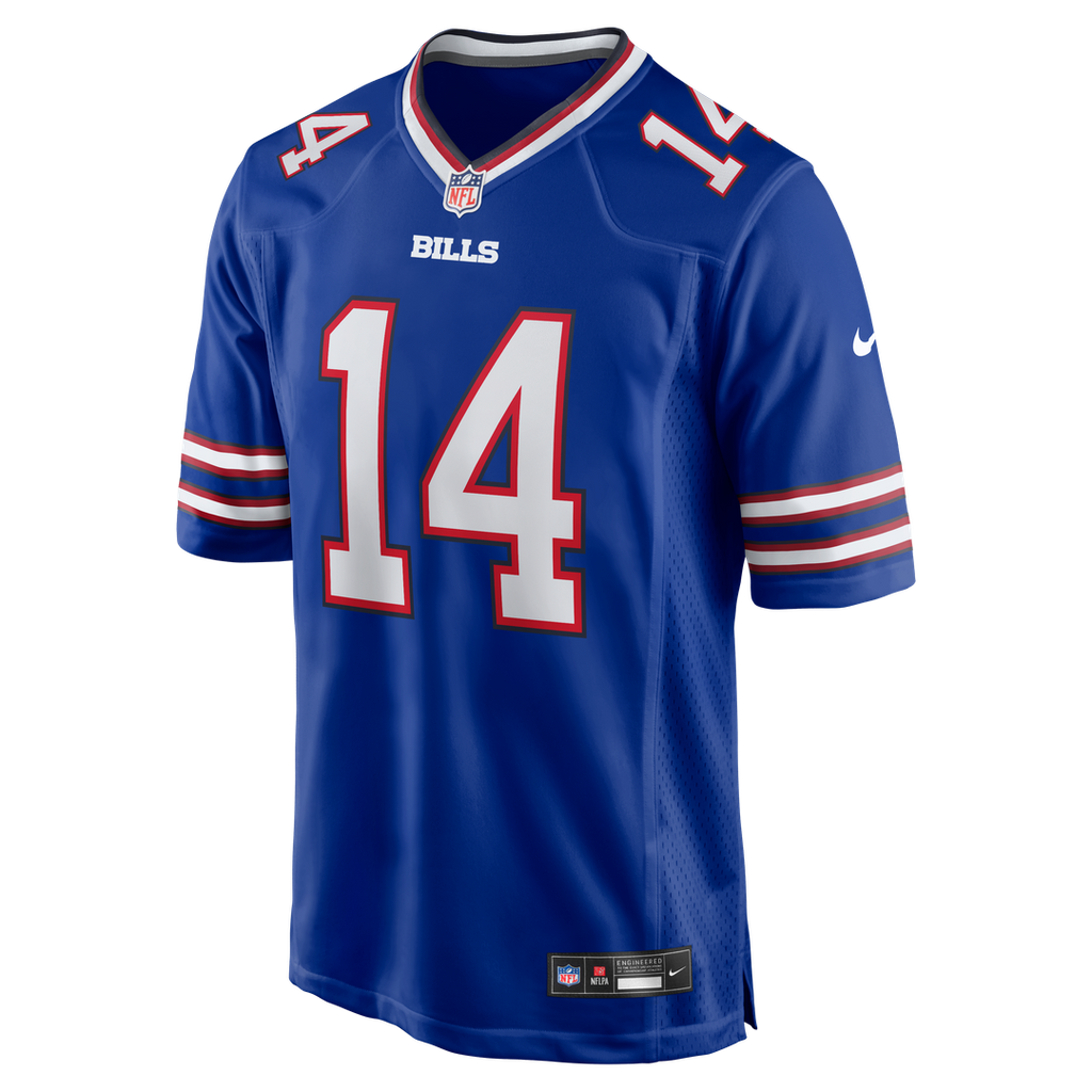 Men's Buffalo Bills Frank Reich Royal Game Retired Player Jersey