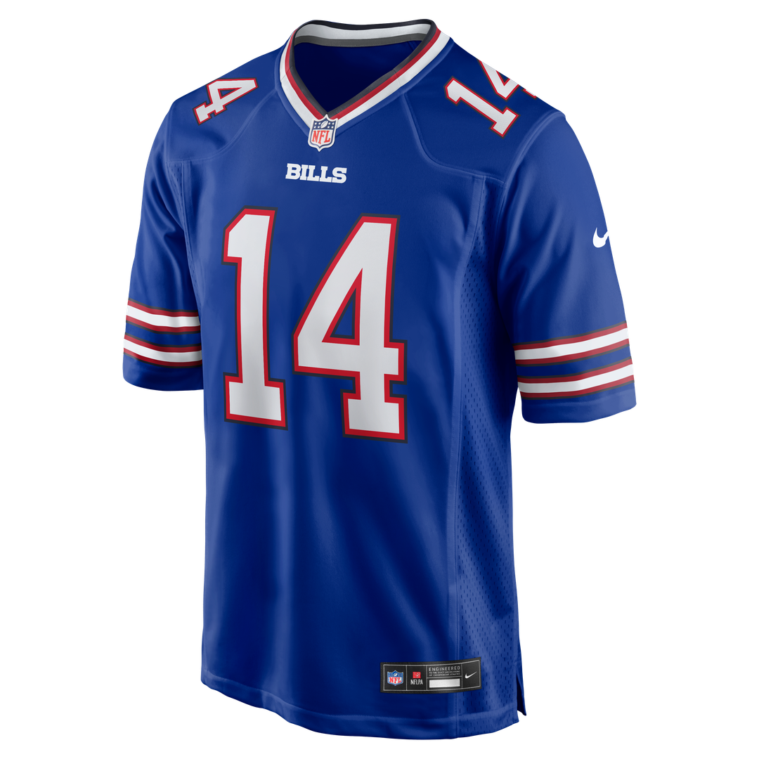 Men's Buffalo Bills Frank Reich Royal Game Retired Player Jersey