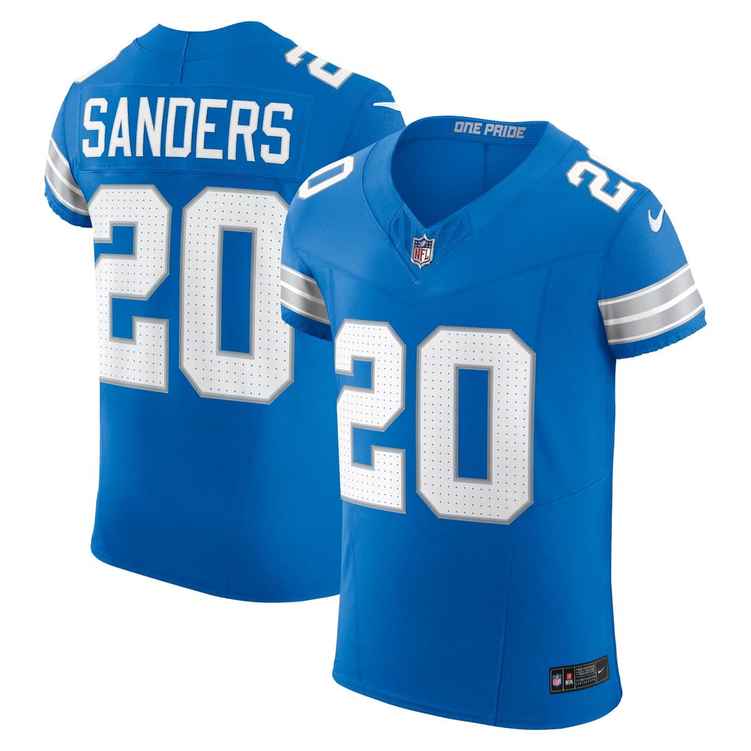 Men's Detroit Lions Barry Sanders Black Alternate Vapor F.U.S.E. Elite Jersey