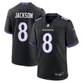 Men's Baltimore Ravens Lamar Jackson Black Alternate