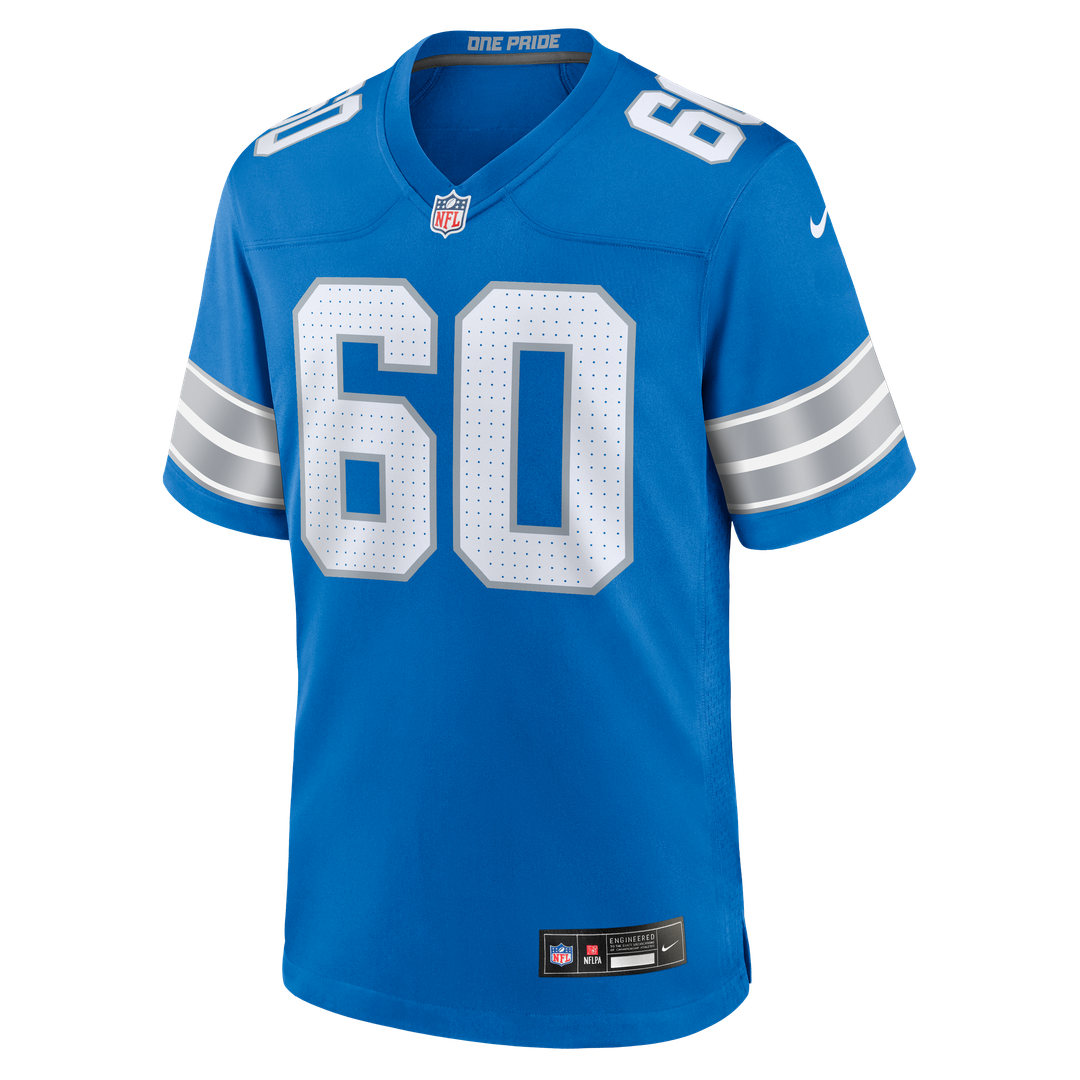 Men's Detroit Lions Graham Glasgow Blue Team