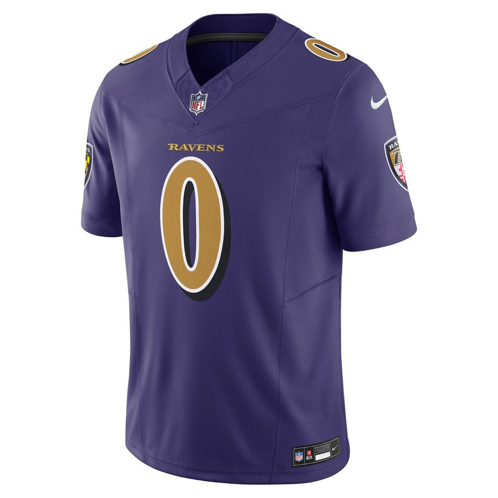 Men's Baltimore Ravens Roquan Smith Purple Alternate 2 Vapor F.U.S.E.