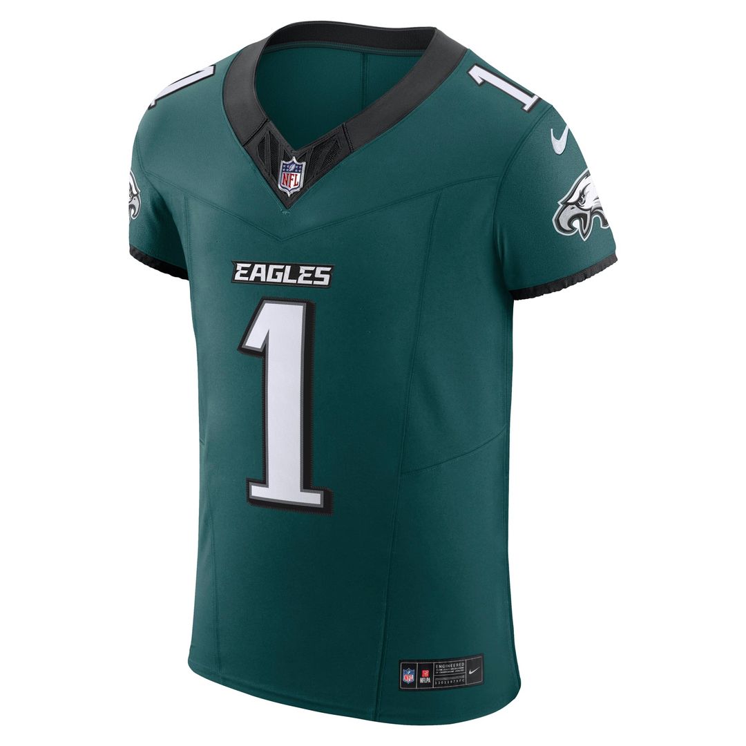 Men's Philadelphia Eagles Jalen Hurts Midnight Green Team Vapor F.U.S.E. Elite Jersey