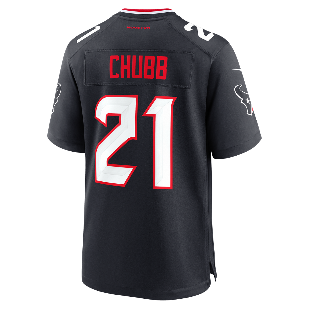 Men's Houston Texans Nick Chubb Navy Team