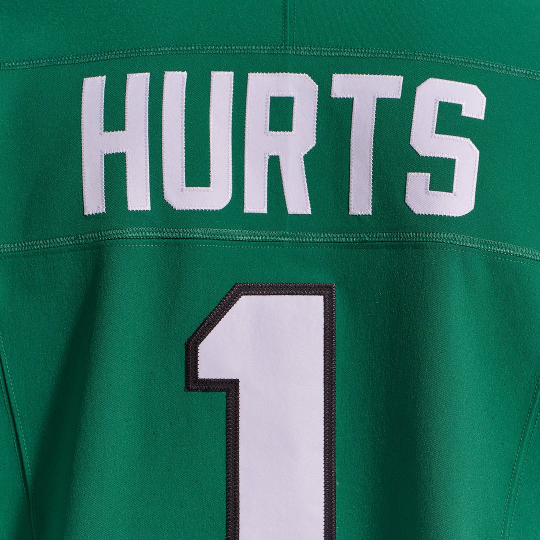 Men's Philadelphia Eagles Jalen Hurts Kelly Green Alternate Vapor F.U.S.E. Elite Jersey