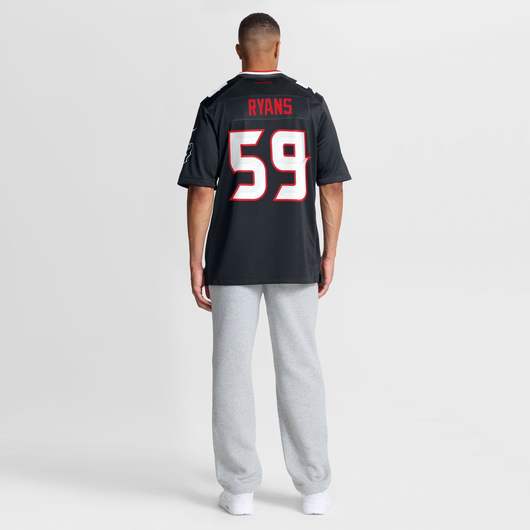 Men's Houston Texans DeMeco Ryans Navy Team Retired