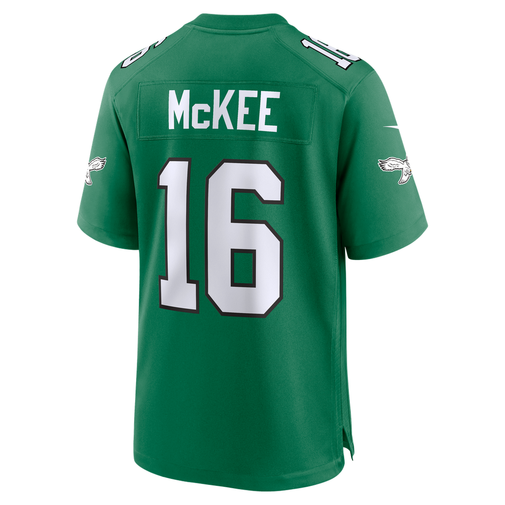 Men's Philadelphia Eagles Tanner McKee Kelly Green Alternate