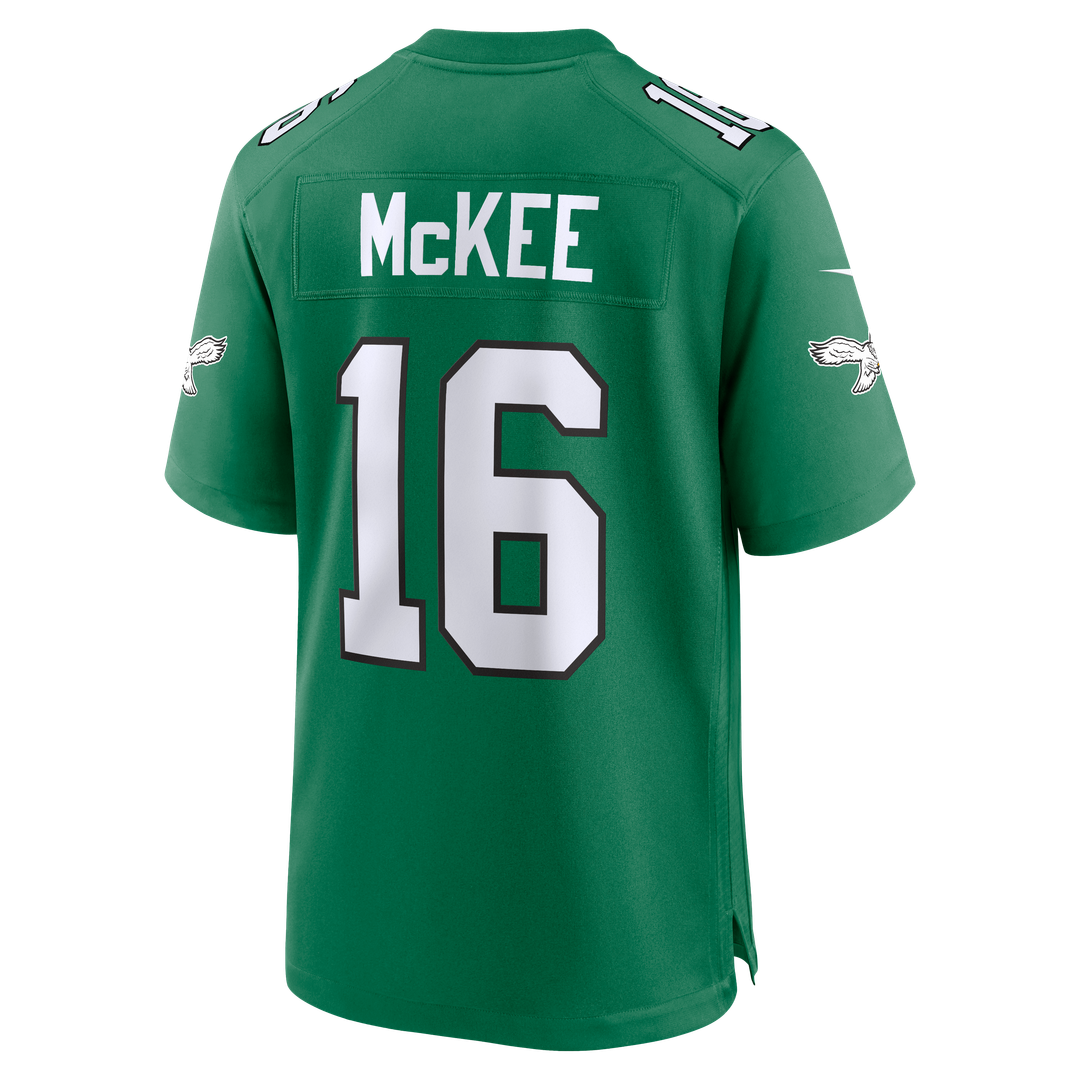 Men's Philadelphia Eagles Tanner McKee Kelly Green Alternate