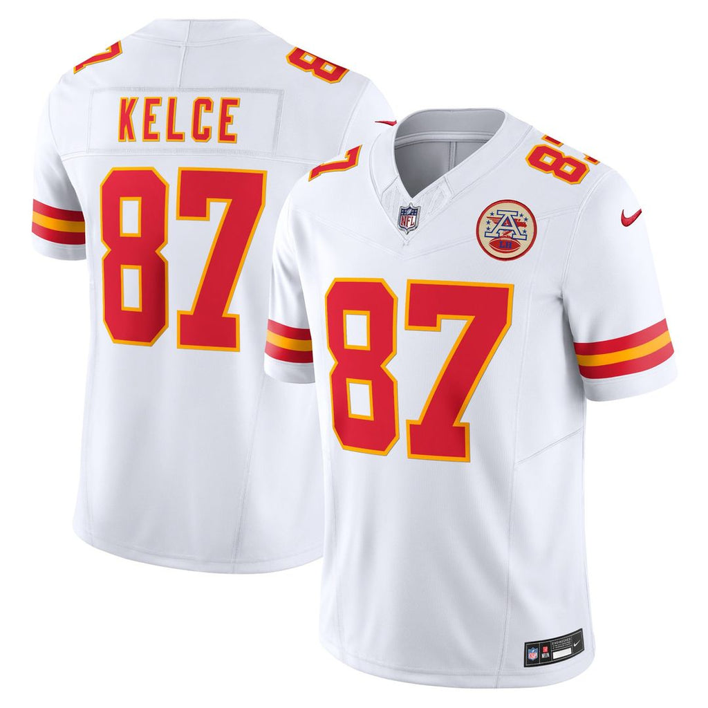 Men's Kansas City Chiefs Travis Kelce Red Vapor F.U.S.E.