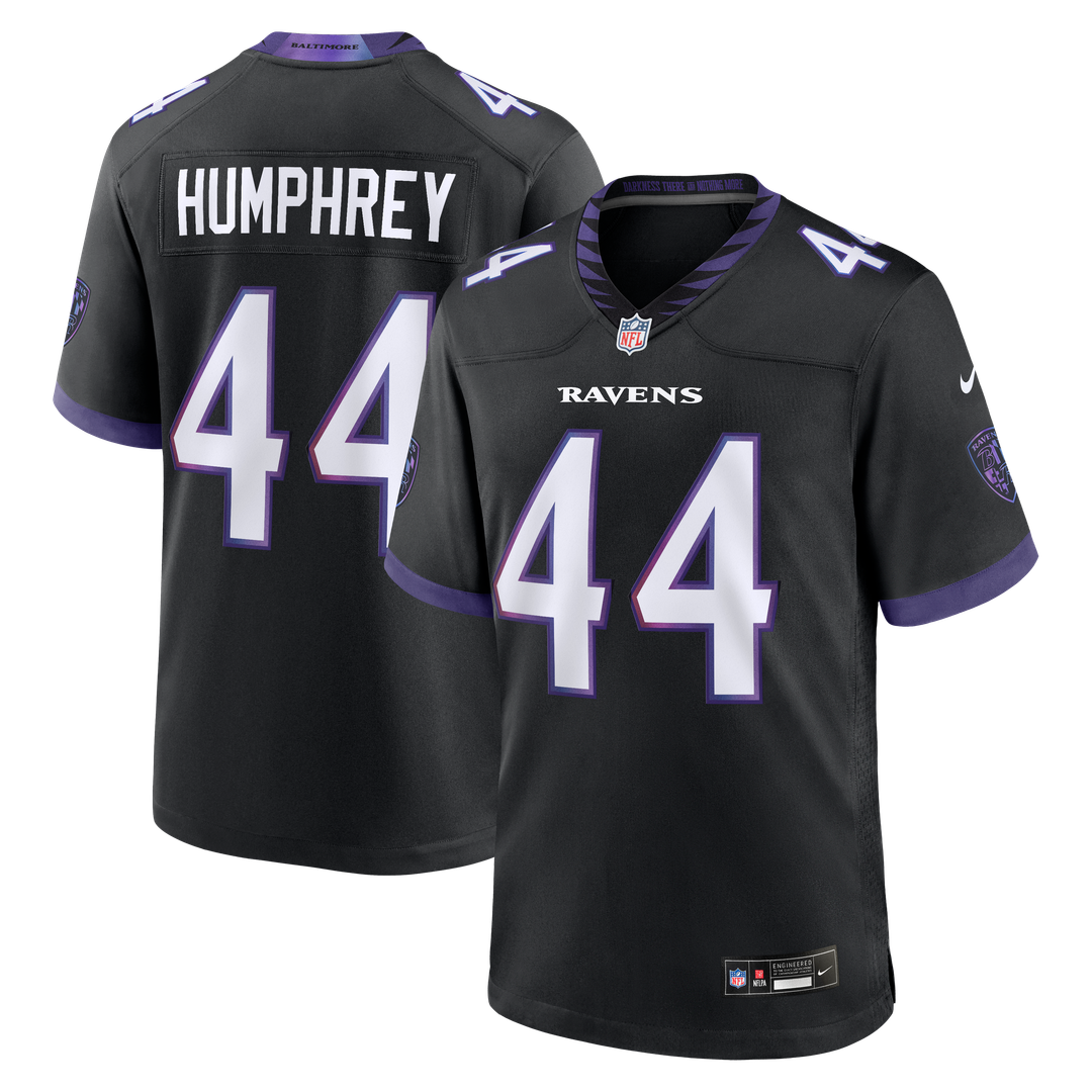 Men's Baltimore Ravens Marlon Humphrey Black Alternate
