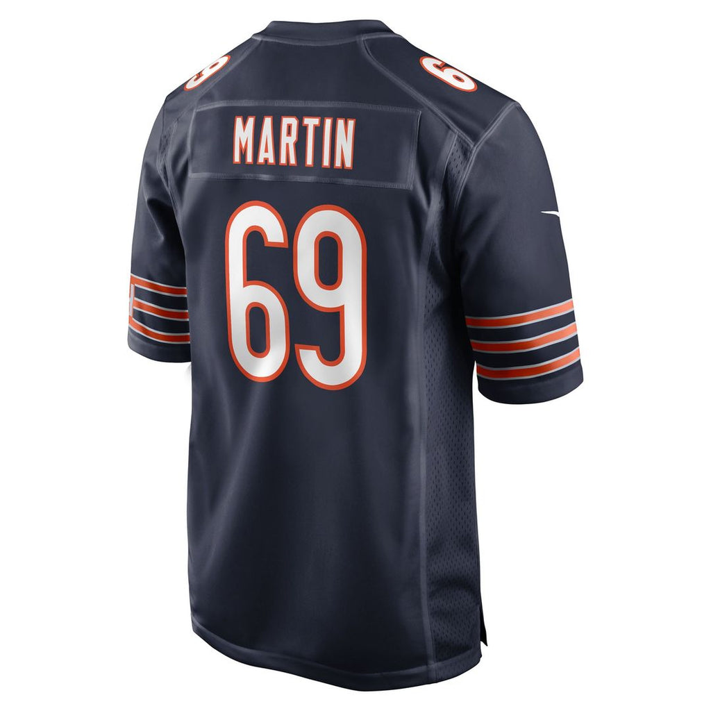 Men's Chicago Bears Jeremiah Martin Navy Team