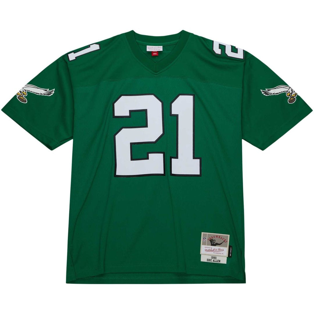 Men's Philadelphia Eagles Eric Allen Kelly Green Legacy Replica Jersey