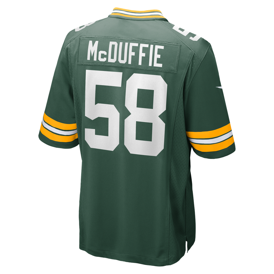 Men's Green Bay Packers Isaiah McDuffie Green Jersey