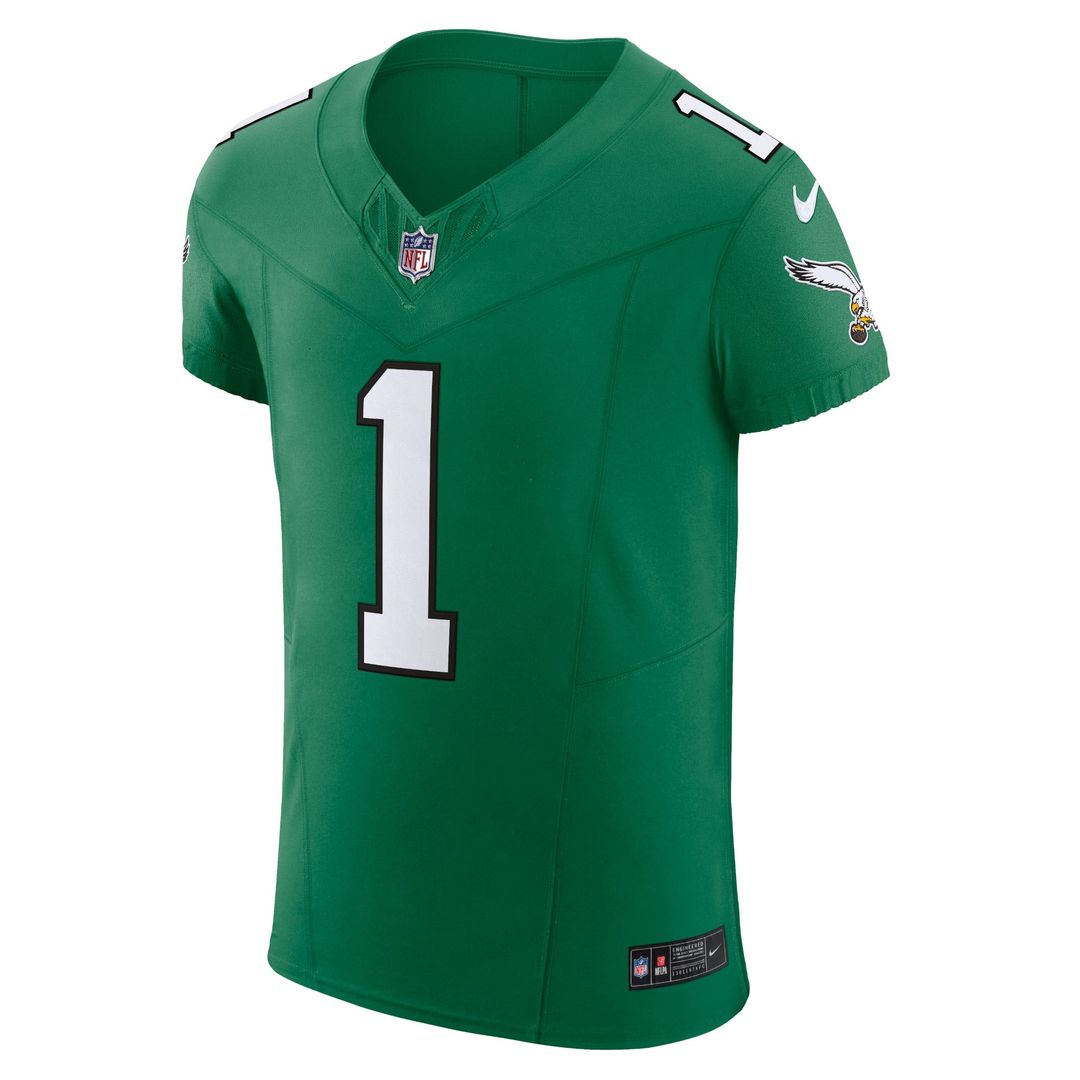 Men's Philadelphia Eagles Jalen Hurts Midnight Green Team Vapor F.U.S.E. Elite Jersey