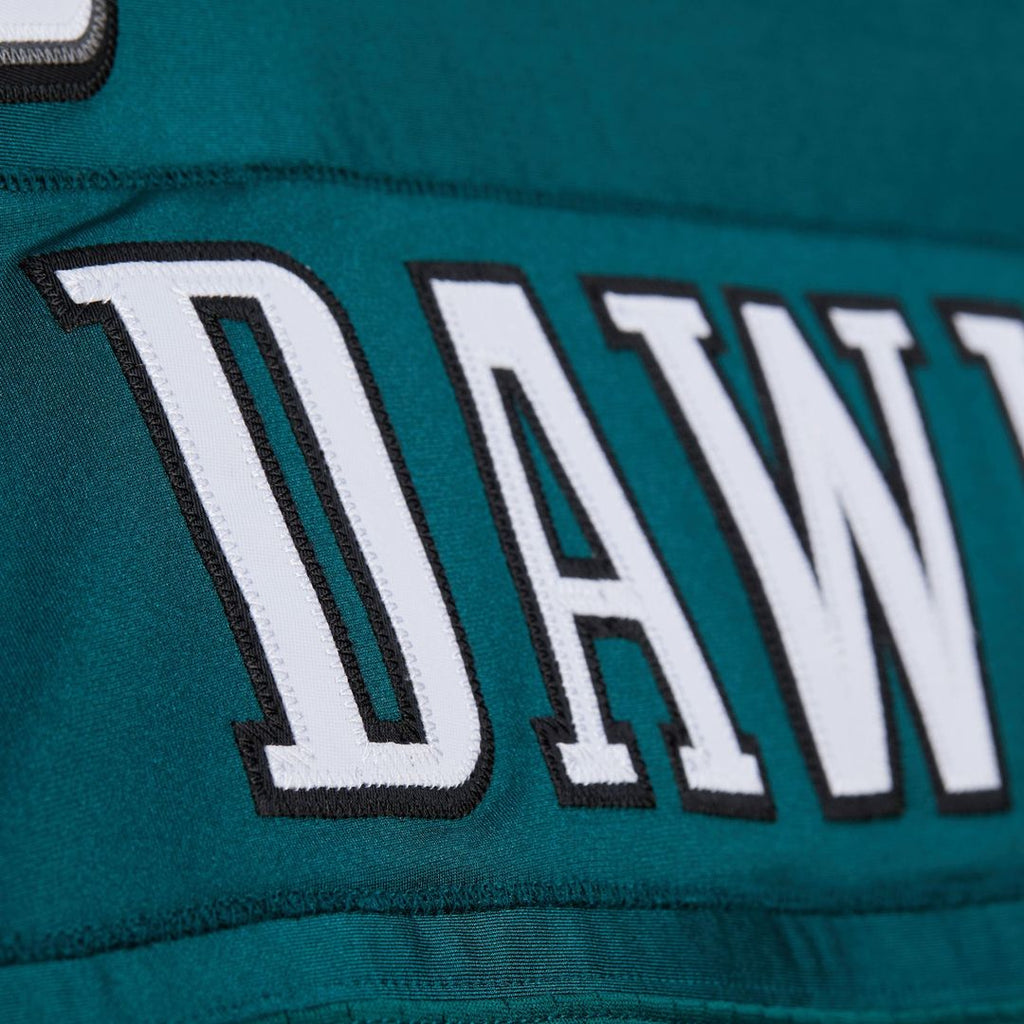 Men's Philadelphia Eagles Brian Dawkins Green 2007 Authentic Throwback Retired Player Jersey
