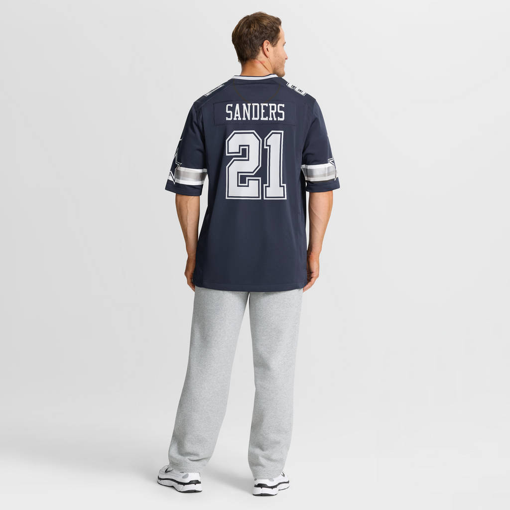 Men's Dallas Cowboys Deion Sanders Navy Team Retired Player