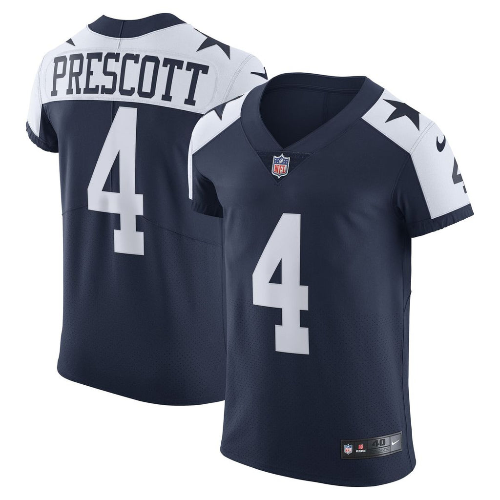Men's Dallas Cowboys Dak Prescott Navy Alternate Vapor Elite Player Jersey