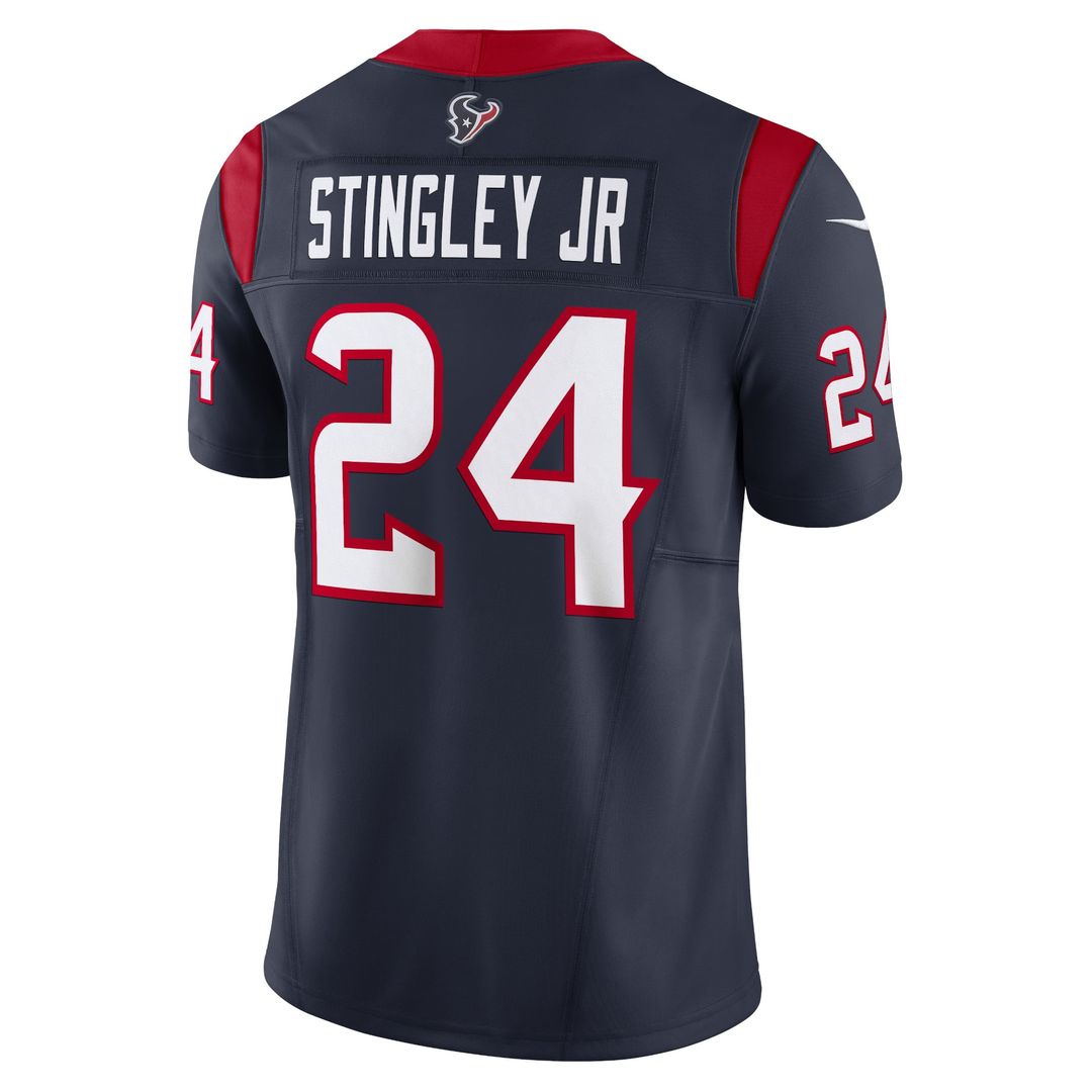 Men's Houston Texans Derek Stingley Jr. Navy Vapor F.U.S.E.