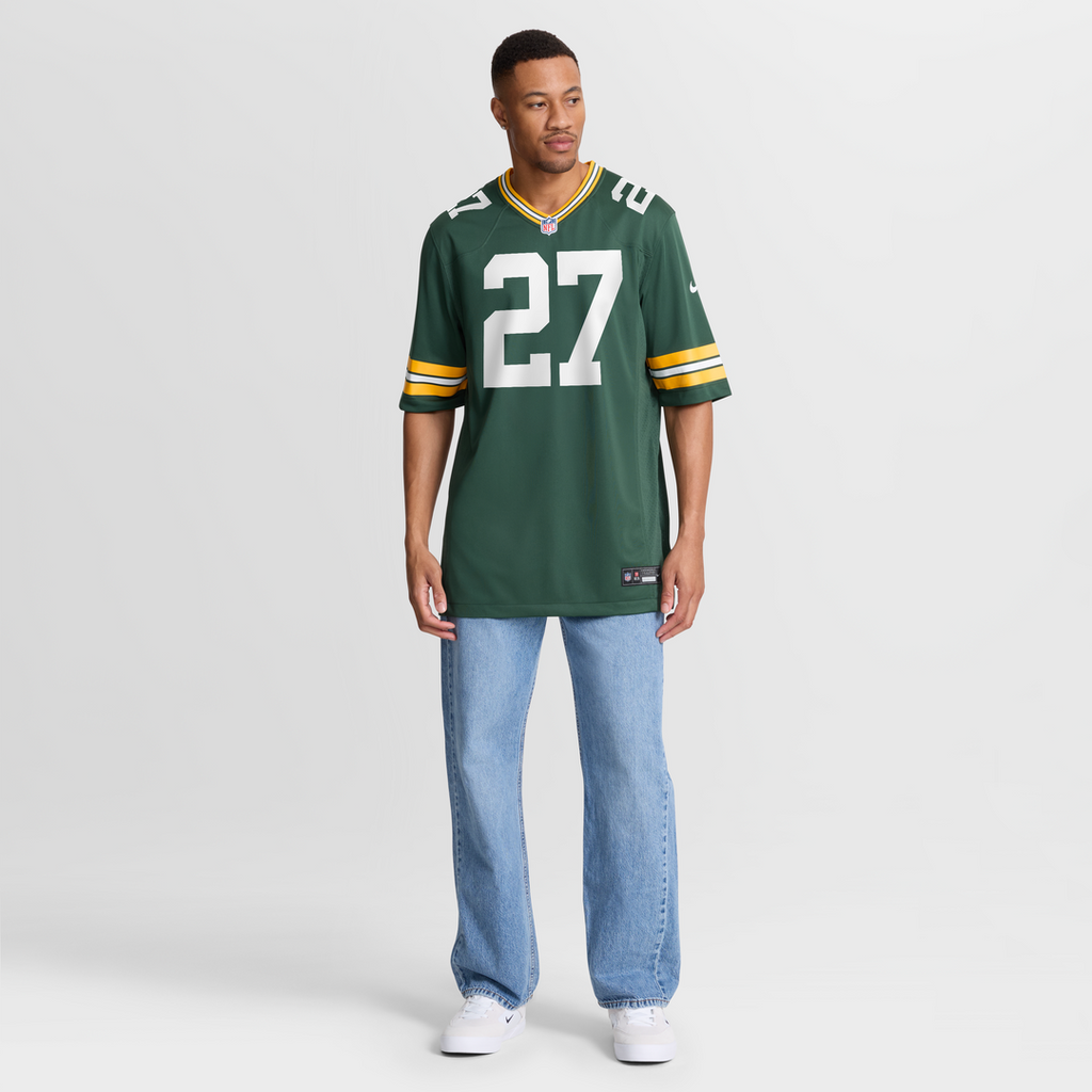 Men's Green Bay Packers Kitan Oladapo Green Jersey