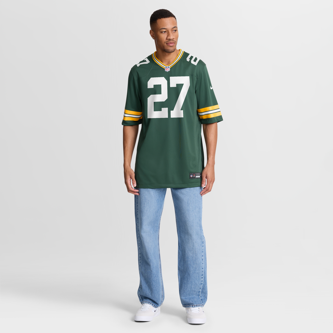 Men's Green Bay Packers Kitan Oladapo Green Jersey