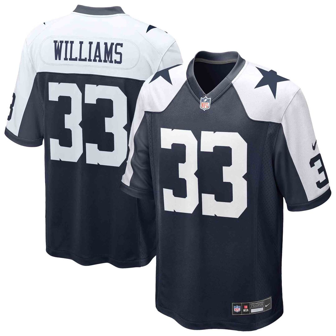 Men's Dallas Cowboys Javonte Williams White
