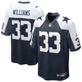 Men's Dallas Cowboys Javonte Williams Navy Alternate