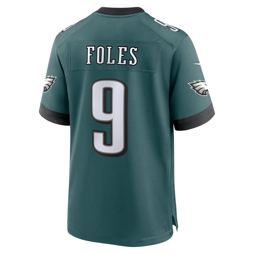 Men's Philadelphia Eagles Nick Foles Midnight Green Team Retired Player