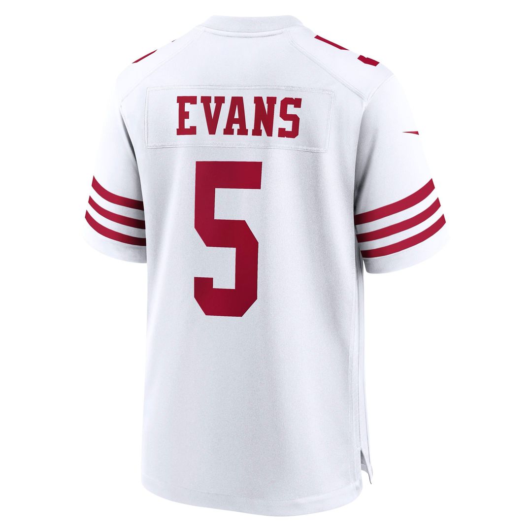 Men's San Francisco 49ers Mike Evans Men's White