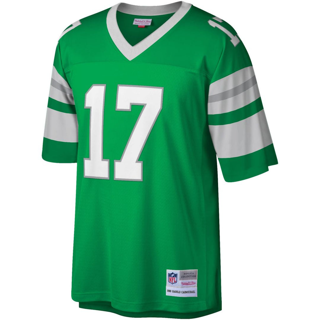 Men's Philadelphia Eagles Harold Carmichael Kelly Green Legacy Replica Jersey