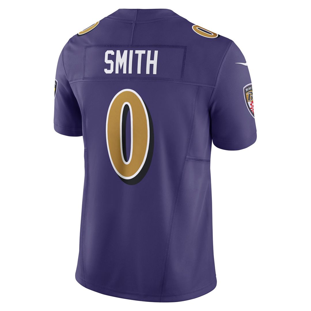 Men's Baltimore Ravens Roquan Smith Purple Alternate 2 Vapor F.U.S.E.
