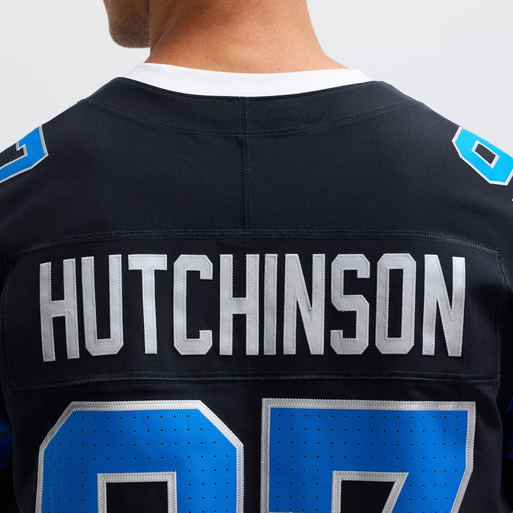 Men's Detroit Lions Aidan Hutchinson Black Alternate Vapor F.U.S.E. Elite Jersey