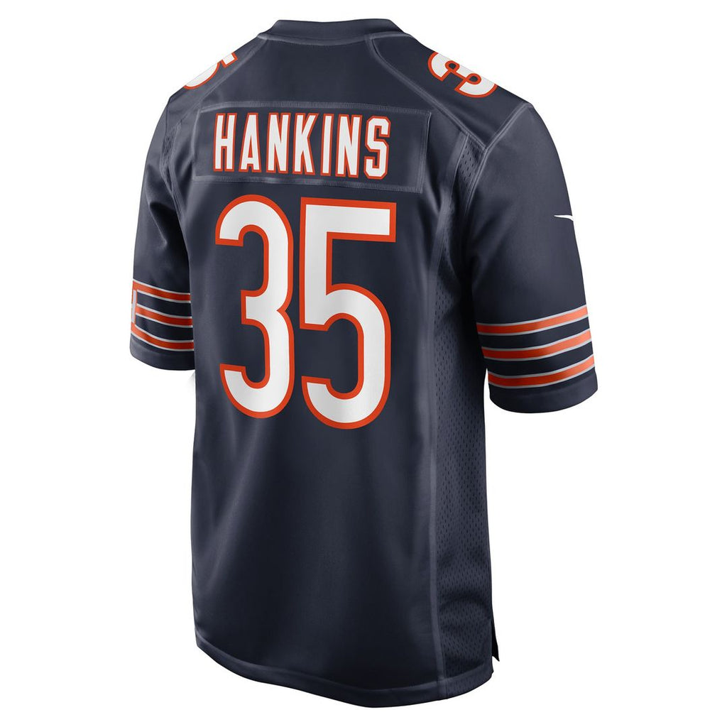 Men's Chicago Bears Deion Hankins Navy Team