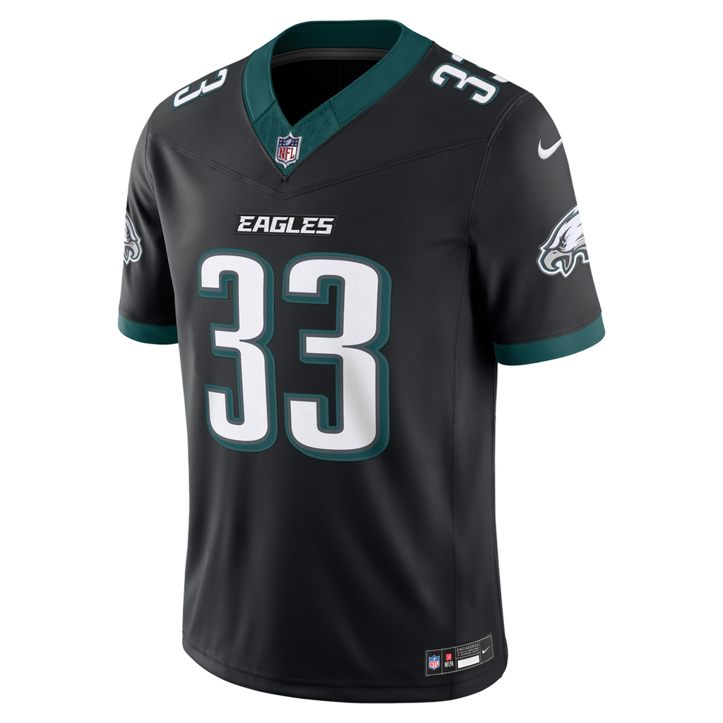 Men's Philadelphia Eagles Cooper DeJean Black Alternate Vapor F.U.S.E. Stitched