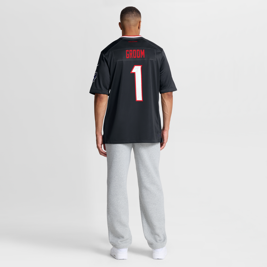 Men's Houston Texans Number 1 Groom Navy
