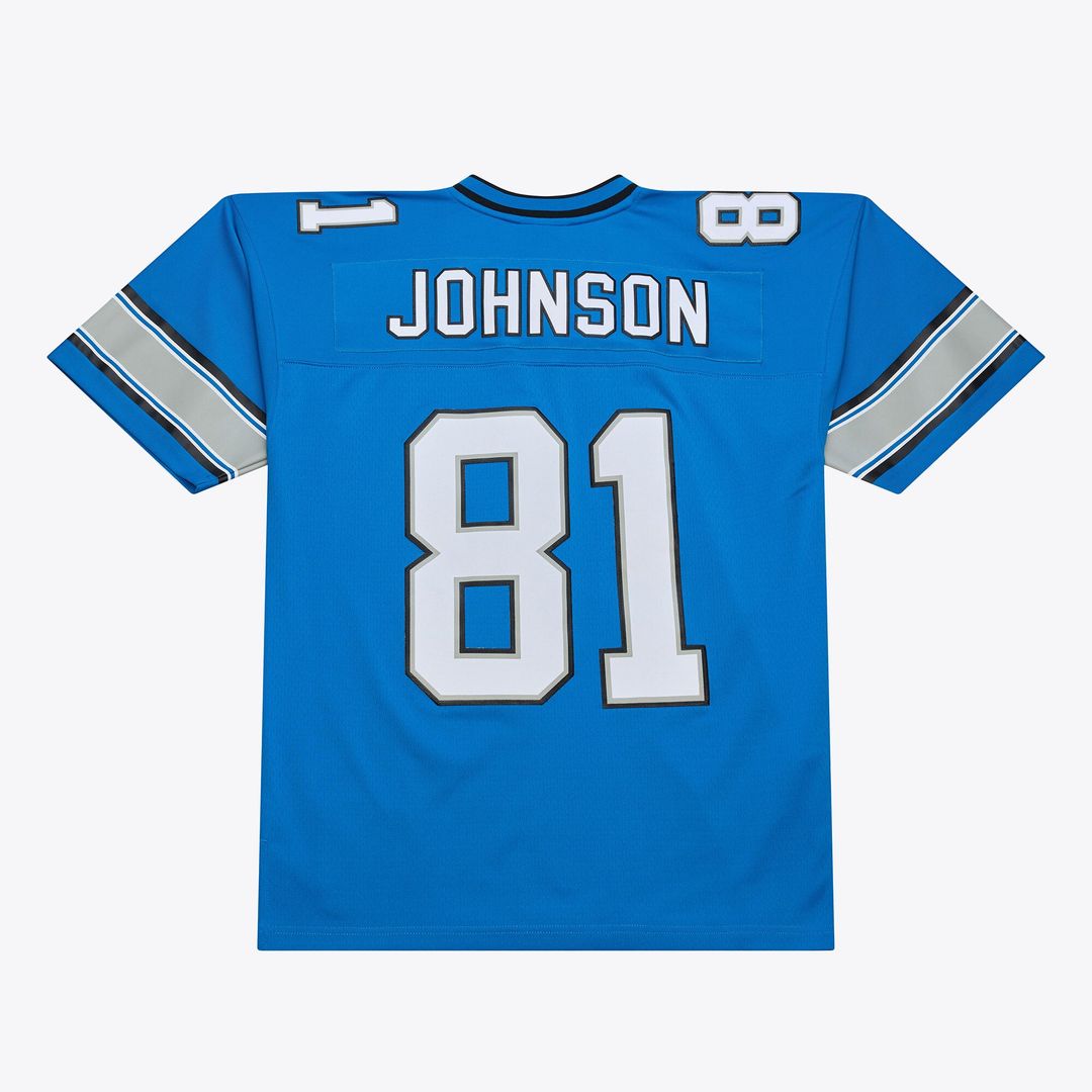 Men's Detroit Lions Calvin Johnson Blue 2007 Legacy Replica Jersey